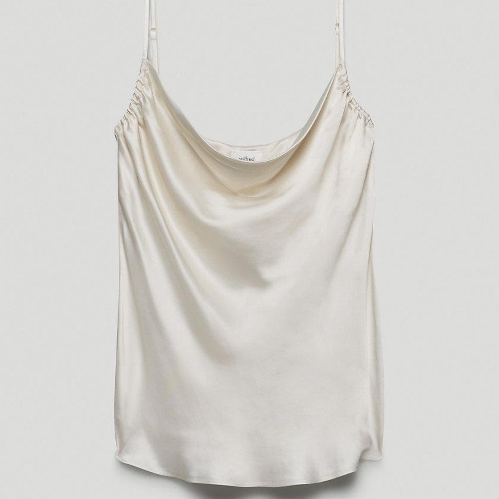 Aritzia Wilfred Allusion Top —Avorio